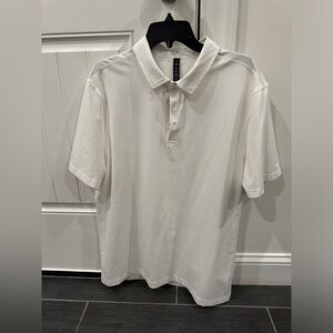 Lululemon pique polo - white - xl